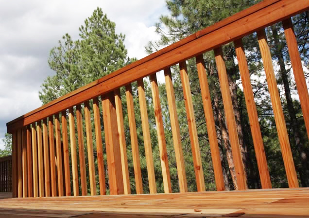 Redwood Handrail