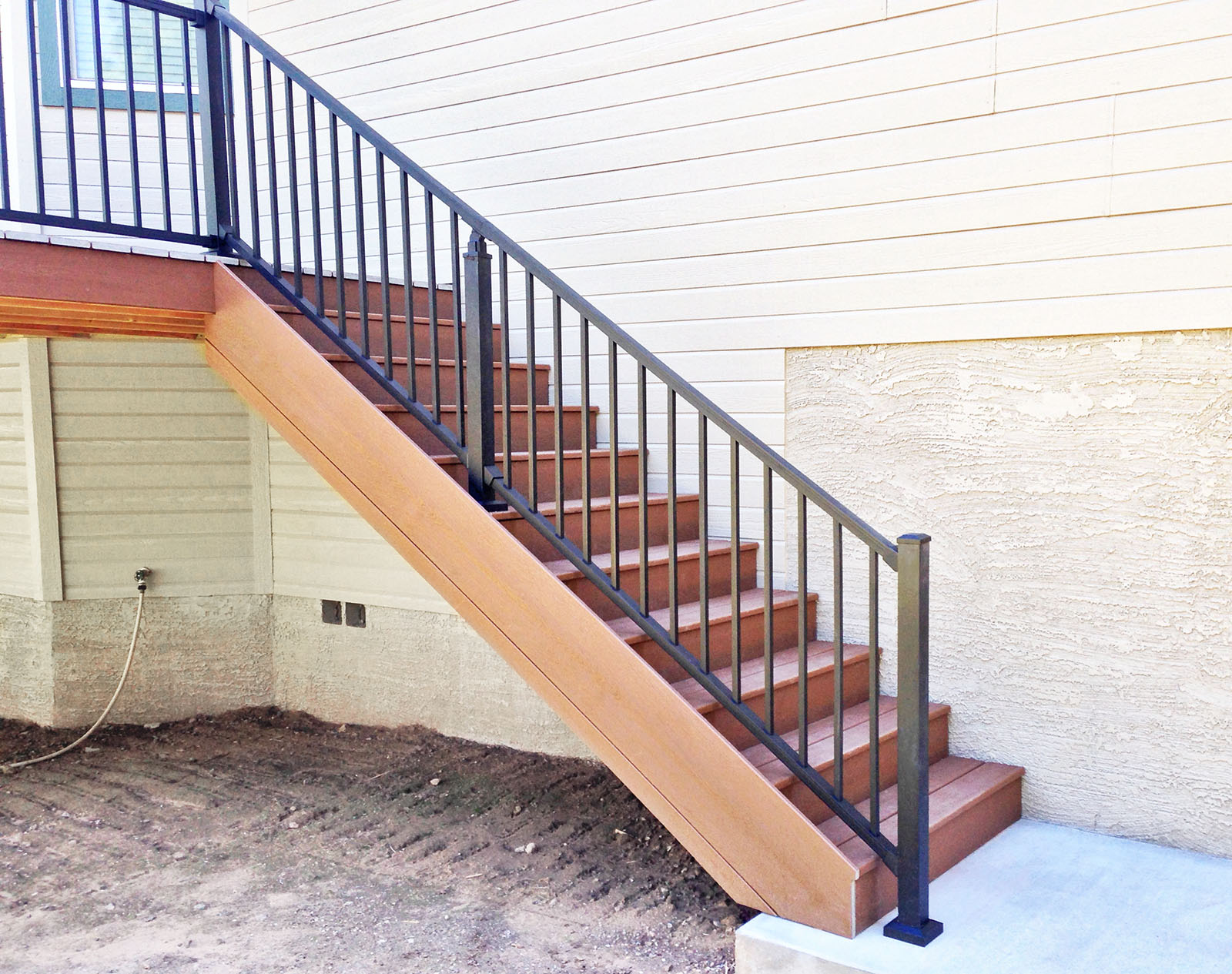 Trex stairs with Trex Signature Handrails in Flagstaff AZ