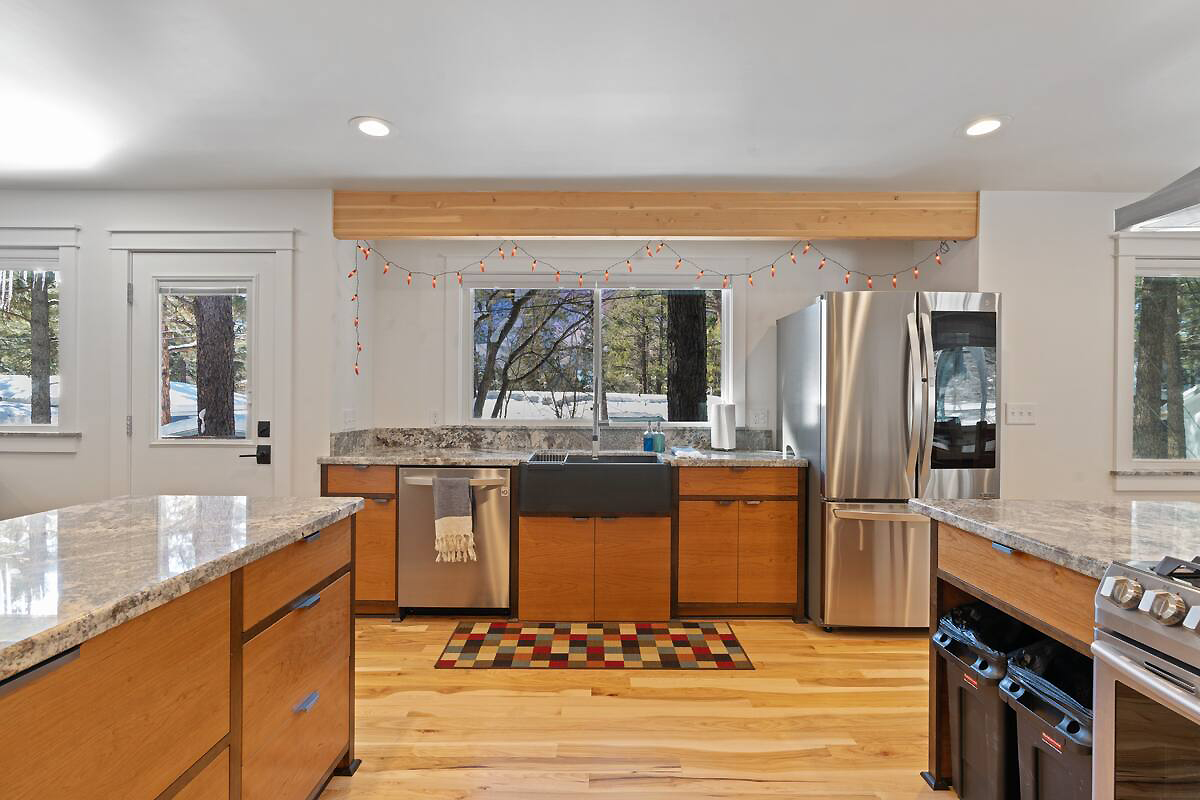 Kitchen with an open feel